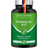 COLON CLEANSE HERBACOL 100% BIO | Natürlich Magen & Darm reinigen & entgiften | 6 Wöchige Darmkur mit Flohsamenschalen, Fenchel, Aloe Vera | Verdauungs-Booster Kapseln NUTRIMEA®