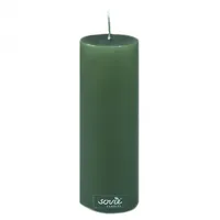 Sovie CANDLES Stumpenkerze 150 mm dunkelgrün