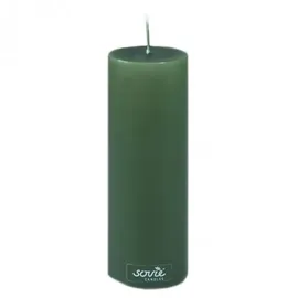 Sovie CANDLES Stumpenkerze 150 mm dunkelgrün