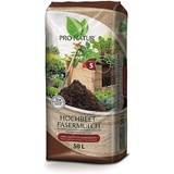 Pro Natur Rindenmulch Pro Natur Hochbeet Fasermulch 50 l