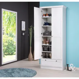 Finori Mehrzweckschrank 80 x 200 x 39 cm weiß