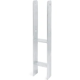 GAH Alberts H-Pfostenträger 101 x 600 mm Silber/Stahl