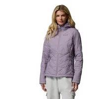 Columbia Heavenly HOODED Jacket Hooded Puffer Jacket shale Purple