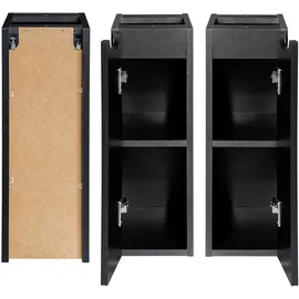 [en.casa] Unterschrank Skelbolu 20 x 60 x 40 cm Schwarz