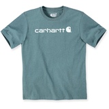 CARHARTT EMEA Core Logo Workwear Short Sleeve T-Shirt, grün-blau, Größe L