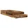 vidaXL Aufbewahrungsbettgestell 100 x 200 cm Brown