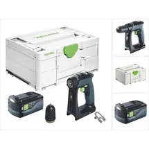 Festool CXS 18 Akku Bohrschrauber 18 V 40 Nm Brushless + 1x Akku 5,0 Ah + Systainer - ohne Ladegerät
