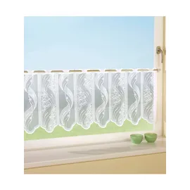 Witt Weiden Fensterbehang in weiß B:90cm H:30cm, Polyester, Gardinen