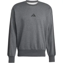 adidas Sweatshirt 3-Streifen Grau/Schwarz XXL