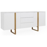 Tenzo Sideboard »BIRKA«, Sanft Schliessung, weiß