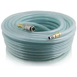 BITUXX Druckluft Schlauch 13mm 1/4" Anschluss Pressluft Druckluftschlauch mit Steckkupplungen 10 Meter 10m