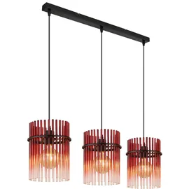 GLOBO Gorley 3-flg. 20 cm rund rot