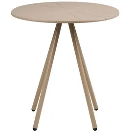 VCM Cafétisch Berta Ø 70 cm Taupe
