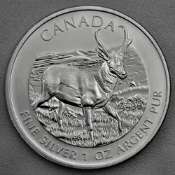 Silbermünze 1oz Antilope 2013 Wildlife Kanada (Kanada)