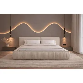moeblo Doppelbett 180 x 200 cm Beige