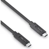 PureLink USB-C auf USB-C Kabel - 3.1 Gen 1, 3A/5V/60W, 5G, DP Alt Mode - iSerie - schwarz - 2,00m
