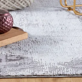 Kayoom Teppich Olivo 922", Taupe 160x230 cm – Pflegeleicht & Modern - Taupe