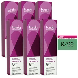 Londa Professional Permanent Color Creme 0/28 mixton matt-blau 60 ml
