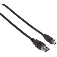 Hama USB-2.0-Anschlusskabel A-Stecker - Mini-B-St. (B5 Pin) 1,8 m Schwarz