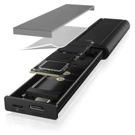 Icy Box M.2 NVMe Gehäuse 1 x M.2 USB 3,1 (IB-1807MT-C31)