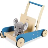Pinolino Lauflernwagen 'Mats' von Pinolino, sichere Laufhilfe mit Bremse, blau