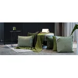 Knit Factory Imre Kissen 60 x 40 cm Anthrazit