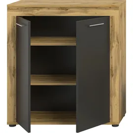 OTTO home Highboard Aosta 80 x 88 x 35 cm Grau