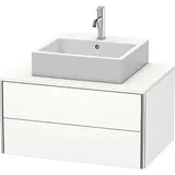 Duravit XSquare Waschtisch-Unterschrank XS491003636 80x40x54,8cm, 2 Schubkästen, weiß seidenmatt