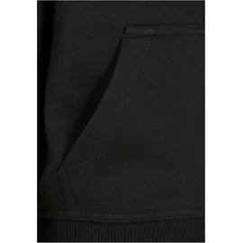 URBAN CLASSICS Zip-Kapuzenpullover in black | Gr.: 158/164