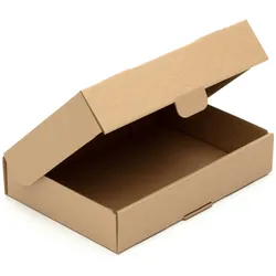 KK Verpackungen 100 Maxibriefkartons 218 x 153 x 45 mm Post Versandkartons Wellpappe Kartons braun