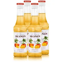 Monin Mango Sirup 250 ml - Für Cocktail und Kaffee (4er Pack)