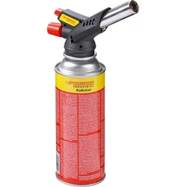 Rothenberger Industrial Gasbrenner inkl. Piezozünder, inkl. Gasflasche 1 Set