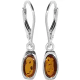 Ostsee-Schmuck Ohrhänger Tinta weiß 27 x 6mm