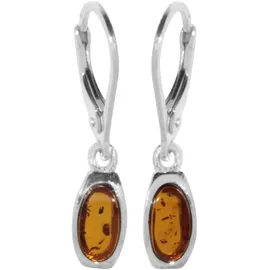 Ostsee-Schmuck Ohrhänger Tinta weiß 27 x 6mm