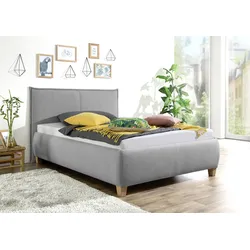 Polsterbett MAINTAL, grau, B:153cm L:214cm, Betten, Polsterbett Polsterbett ohne Bettkasten, mit Bettkasten