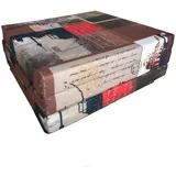 FORTISLINE - Klappmatratze 195x80x9cm - 3-teilige Faltmatratze - H2 Gästematratze - Camping Faltbare - Kamping Bett - Waschbar Bezug - Erwachsene Klappbar - Reisematratze - Schaumstoff Matratze