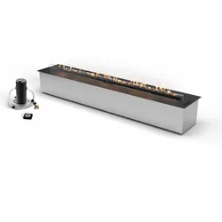Planika Fire Line Automatic 4 (FLA4) [automatischer Ethanol Brenner]: 1490 mm - mit Smart Home Integration