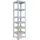 shelfplaza Schwerlastregal Metall 230x40x40 cm silber