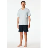 SCHIESSER Shorty Comfort Essentials Blau XL (54)