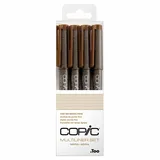 Copic Multiliner sepia 4St sort.