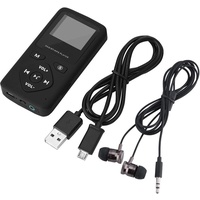 Tragbares Radio, Mini-Pocket-Digital-DAB/DAB + Pocket-Digital-Radioempfänger Bluetooth-MP3-Player mit Kopfhörer, Unterstützung TF-Karte MP3-Player-Funktion