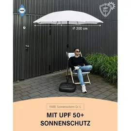 Fare Ø 200 cm Weiß