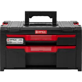 QBRICK SYSTEM Profi Werkzeugkiste mit 2 Schubladen blau 450 x 310 x 244 mm