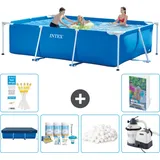 Rechteckiger Frame Pool - 300x200x75 Cm - 7-teilig  S15