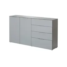 Germania Sideboard OAKLAND, - grau ¦ Maße (cm): B: 184 H: 102 T: 42.0