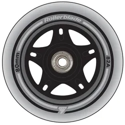 ROLLERBLADE 80MM/SG7 WHEEL/BEARING XT, CLEAR, ONE SIZE