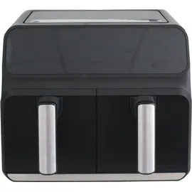 DESKI Doppel Heißluftfritteuse 8L schwarz