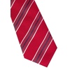 Krawatte rot gestreift, rot, 142