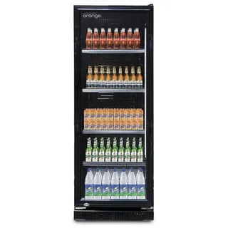 orange . orange Getränkekühlschrank (230 l, 0 mm hoch, Schwarz)