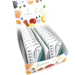 Wunder Zahnstocher Icebonbon Dose - Display - Inhalt 20 Stück Edle Metalldose - Lifestyle